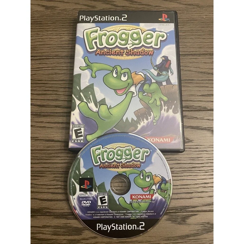 Frogger Ancient Shadow PlayStation 2 PS2 Kids Game Black Label Working